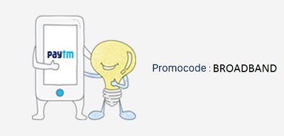 India Desire : Paytm BROADBAND Offer: Rs 100 Cashback On Broadband Recharge Of Rs 600 & Above [All Users]